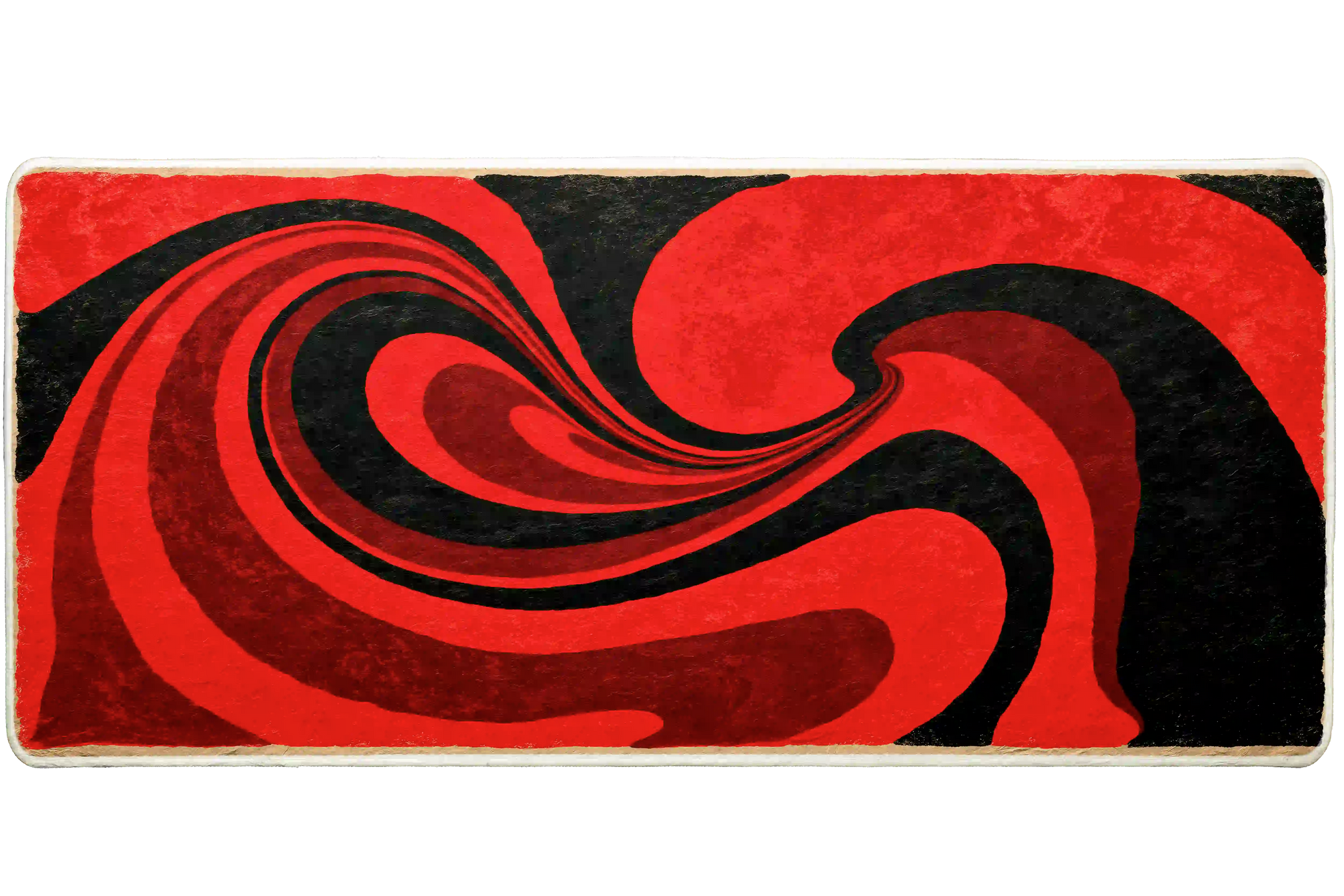 Abstract 36x16in custom mouse mat, stitched edge – Print My Pad