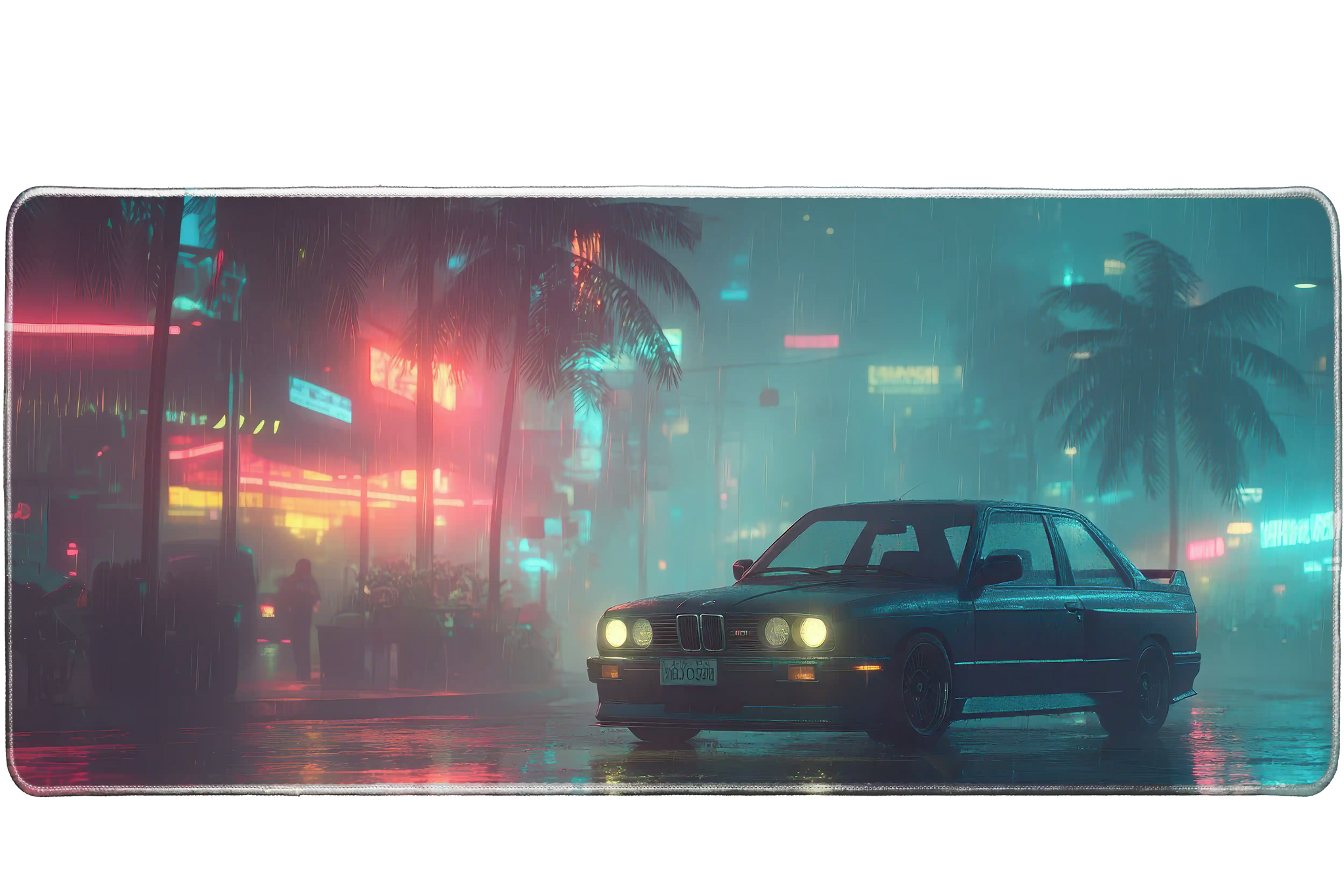 Cars 90x40cm custom mouse pad, washable surface – PrintMyPad