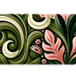 Pattern 36x16in custom desk mat, non-slip rubber – Print My Pad