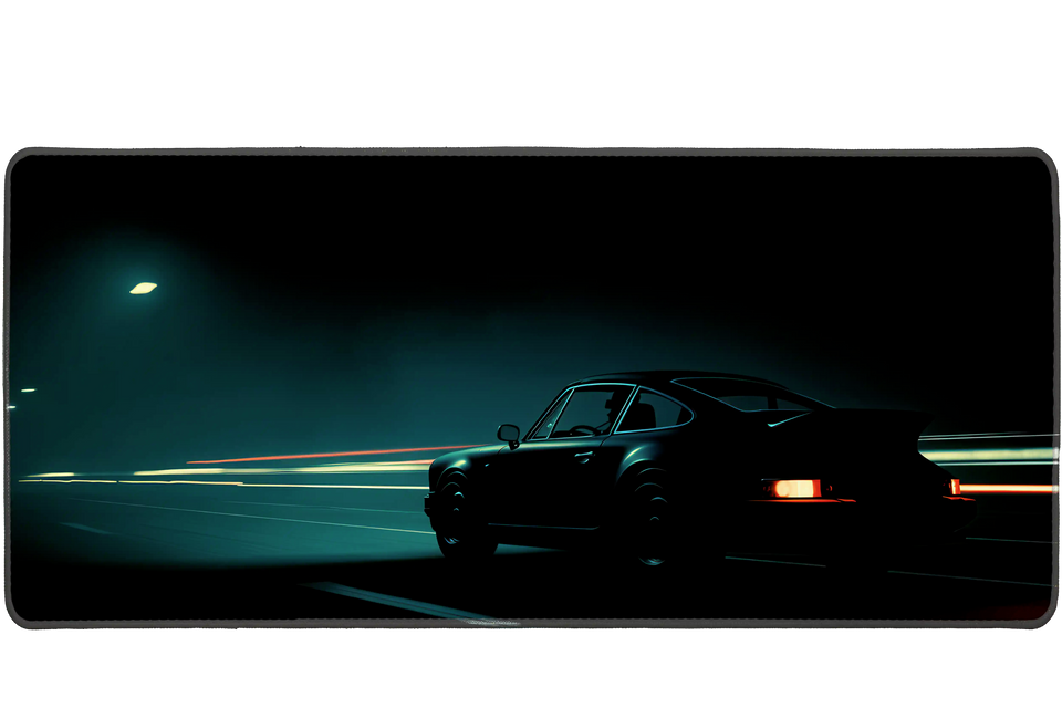 Cars 90x40cm custom desk mat, stitched edge finish – PrintMyPad
