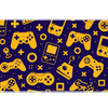 Retro Game Controller desk mat artwork in a wide product view