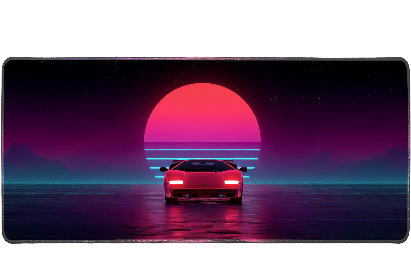Aesthetic 36x16in custom deskmat, stitched edge – Print My Pad