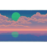 Aesthetic 36x16in custom mouse mat, stitched edge – PrintMyPad