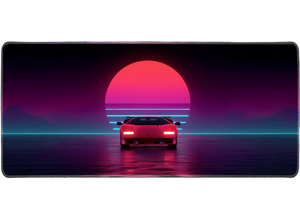 Cars 900x400mm custom mousemat, non-slip rubber – Print My Pad
