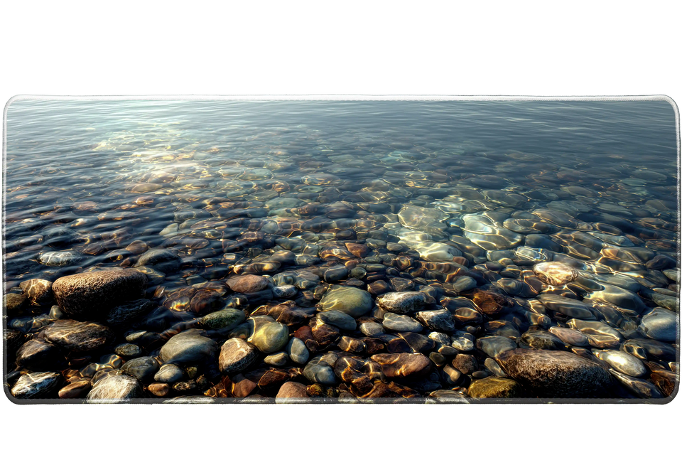 Pattern 90x40cm custom desk mat, non-slip rubber – PrintMyPad