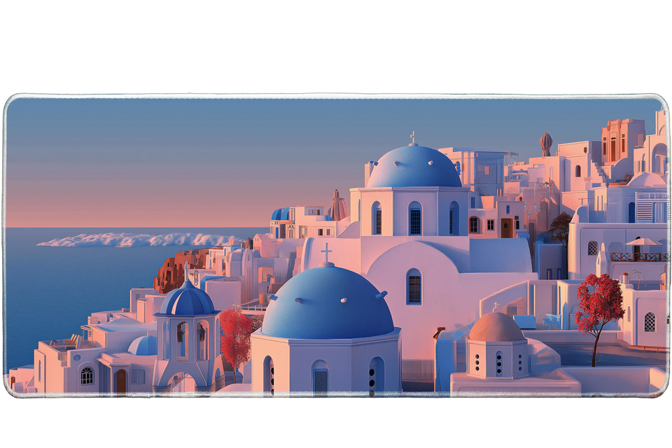 Landscape 36x16in custom mousemat, non-slip rubber – PrintMyPad