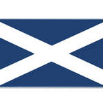 Country 36x16in custom desk mat, stitched edge Scotland flag – PrintMyPad