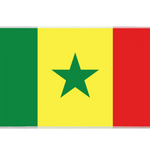 Country 36x16in custom mousemat, stitched edge Senegal flag – Print My Pad