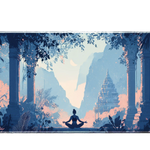 Fantasy 36x16in custom desk mat, non-slip rubber – PrintMyPad
