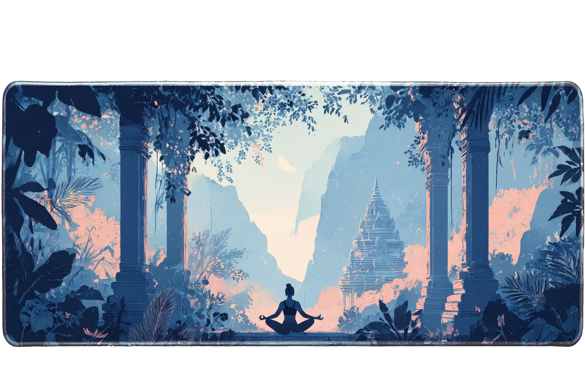 Fantasy 36x16in custom desk mat, non-slip rubber – PrintMyPad