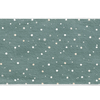 Minimal Snow Dot Desk Mat | Green Abstract Mouse Pad artwork on an extended desk mat with minimal green snow dot pattern