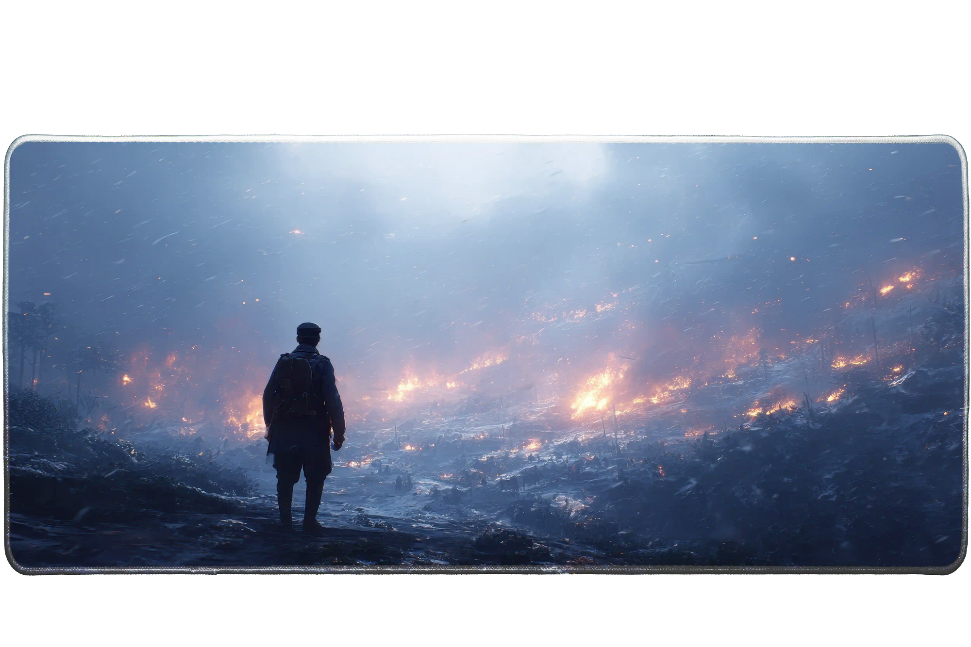 Gaming 90x40cm custom desk mat, non-slip rubber base – PrintMyPad