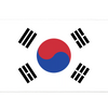 Country 900x400mm custom desk mat, non-slip rubber South Korea flag – Print My Pad