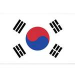 Country 900x400mm custom desk mat, non-slip rubber South Korea flag – Print My Pad