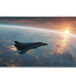 Space 36x16in custom desk mat, non-slip rubber – Print My Pad