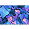 Abstract 36x16in custom desk pad, stitched edge – Print My Pad