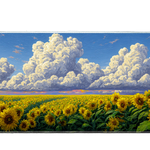 Landscape 36x16in custom desk mat, non-slip rubber – Print My Pad