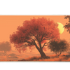 Landscape 90x40cm custom desk mat, non-slip rubber base – Print My Pad