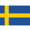 Country 36x16in custom mousepad, stitched edge Sweden flag – Print My Pad
