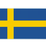 Country 36x16in custom mousepad, stitched edge Sweden flag – Print My Pad