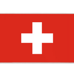 Country 36x16in custom desk pad, stitched edge Switzerland flag – PrintMyPad