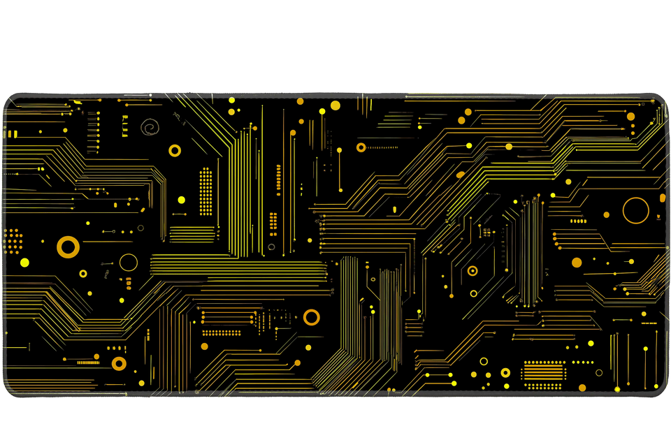 Abstract 900x400mm custom mouse pad, stitched edge – PrintMyPad