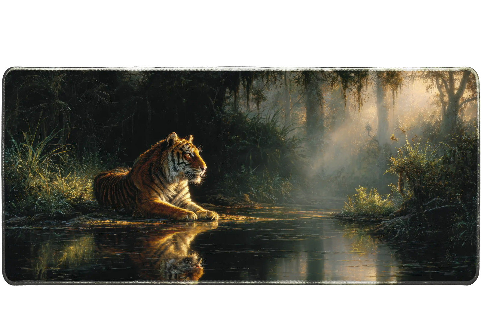 Animals 90x40cm custom desk mat, stitched edge – PrintMyPad