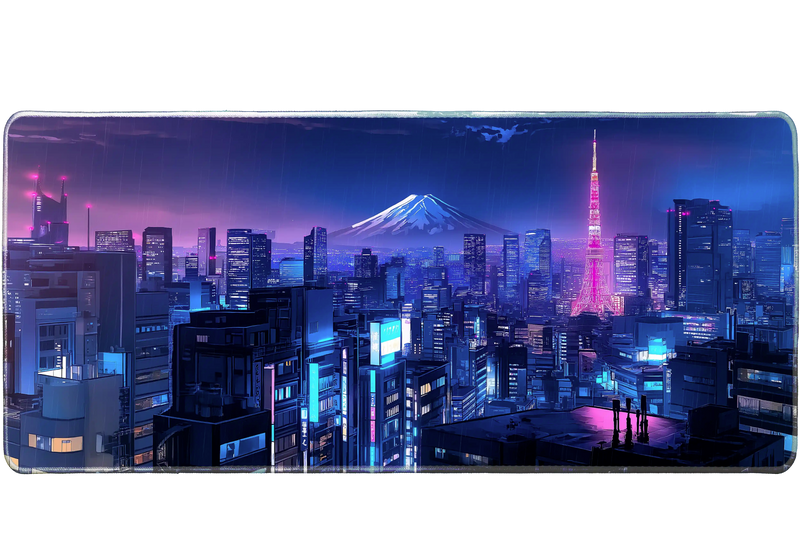 Aesthetic 900x400mm custom desk mat, washable surface – Print My Pad