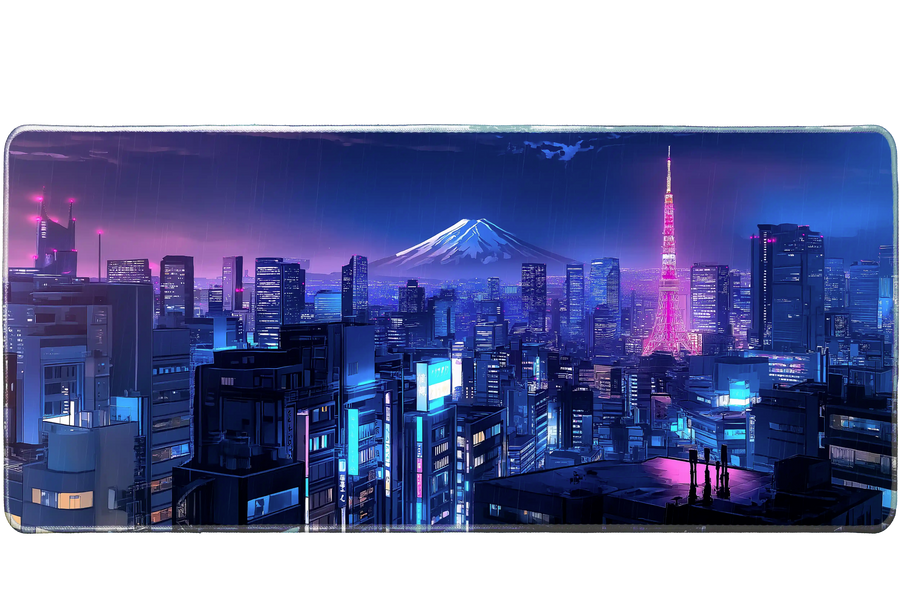 Aesthetic 900x400mm custom desk mat, washable surface – Print My Pad