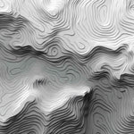 Abstract 36x16in custom mouse pad, stitched edge finish – Print My Pad