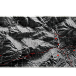 Abstract 90x40cm custom desk mat, non-slip rubber – PrintMyPad