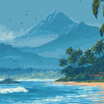 Landscape 36x16in custom desk pad, stitched edge finish – PrintMyPad