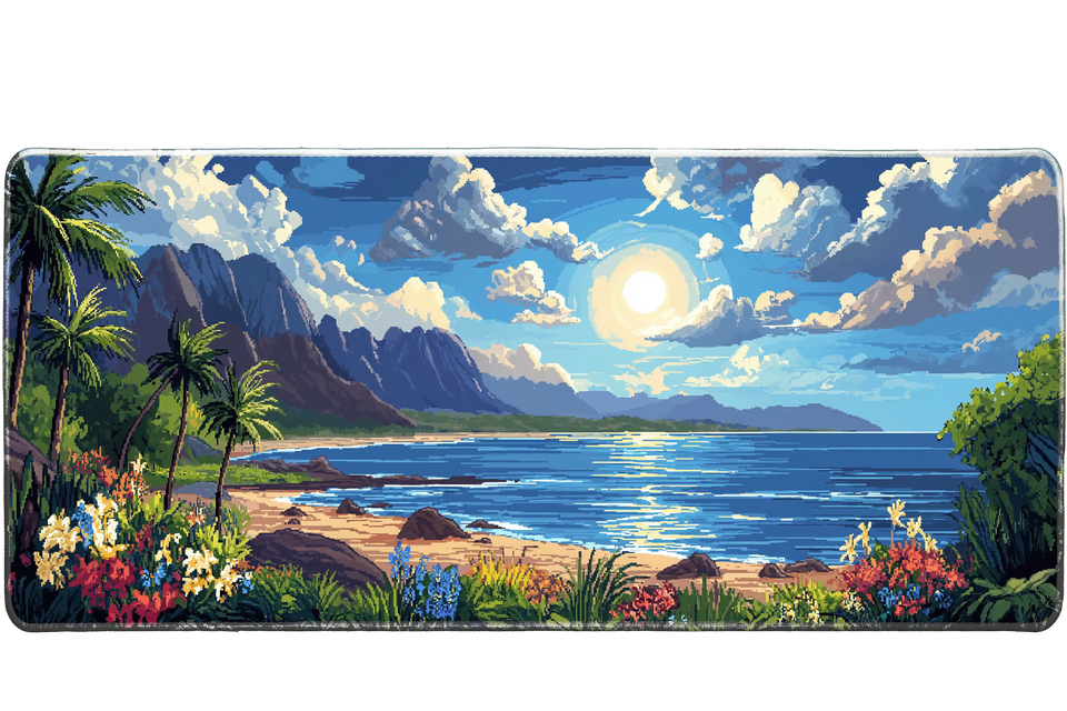 Landscape 36x16in custom mousepad, washable surface – PrintMyPad