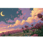 Landscape 36x16in custom desk mat, stitched edge – Print My Pad