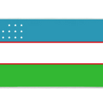 Country 36x16in Uzbekistan custom desk mat, stitched edge – PrintMyPad