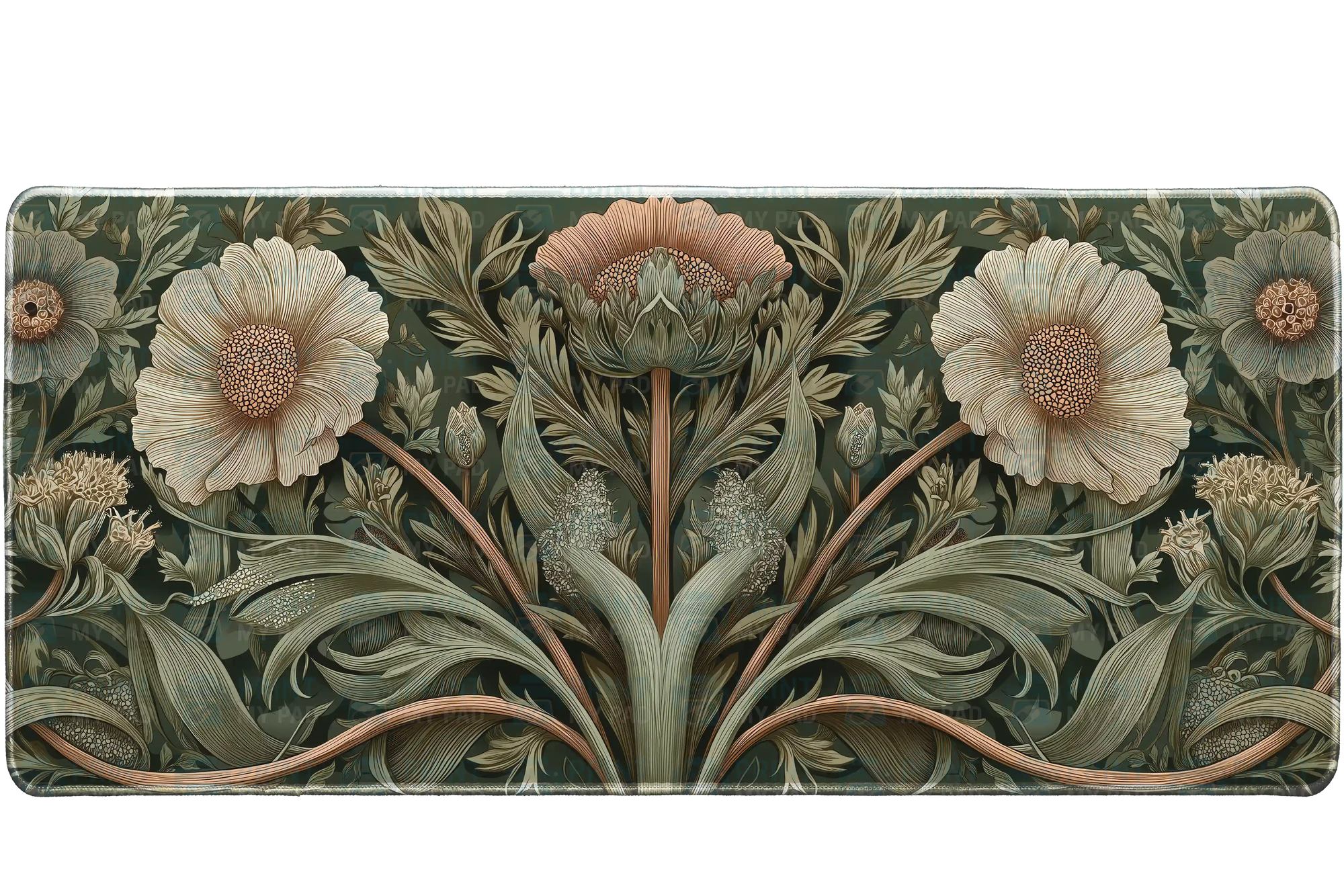 Pattern 36x16in custom mouse pad, stitched edge – PrintMyPad