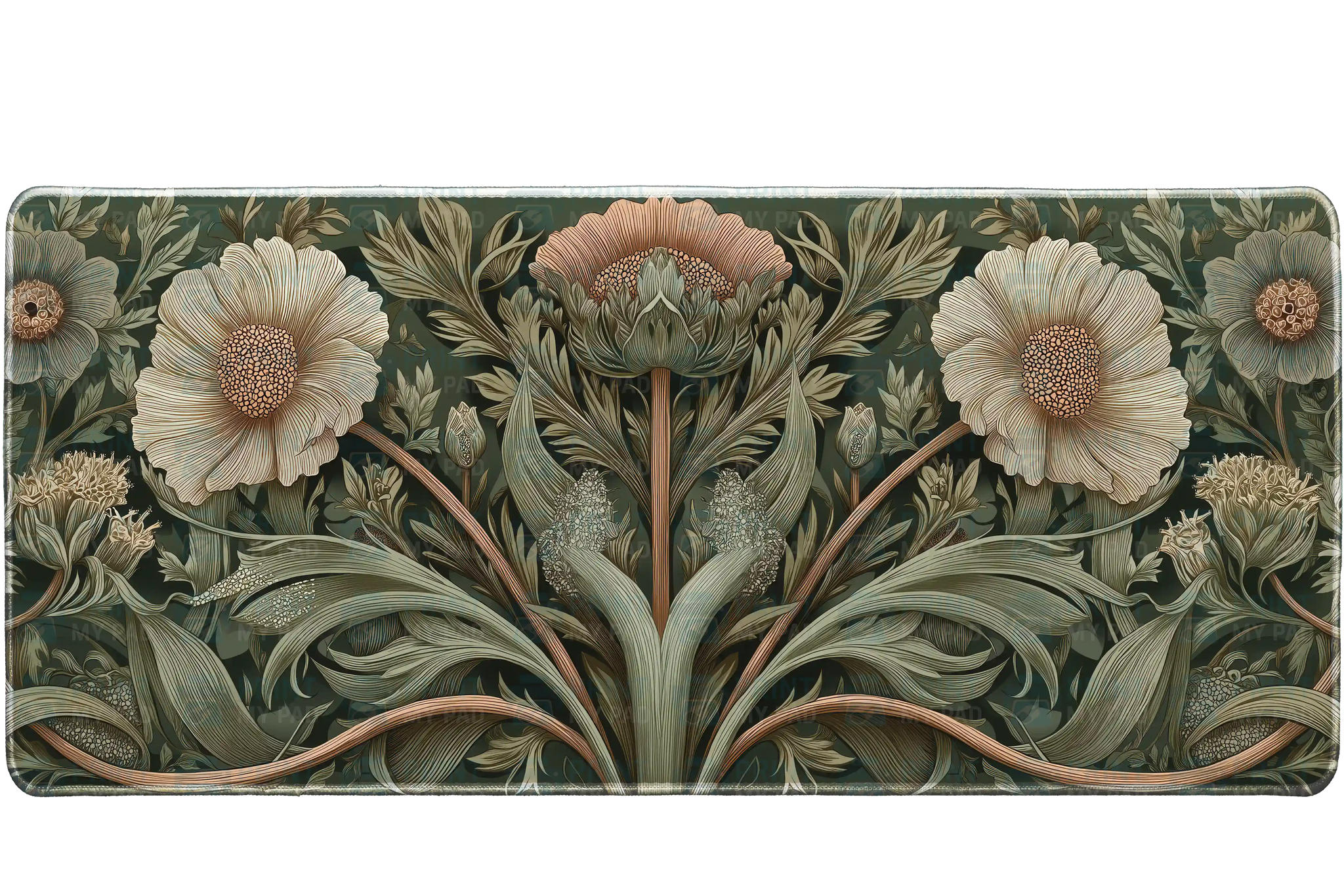 Pattern 36x16in custom mouse pad, stitched edge – PrintMyPad