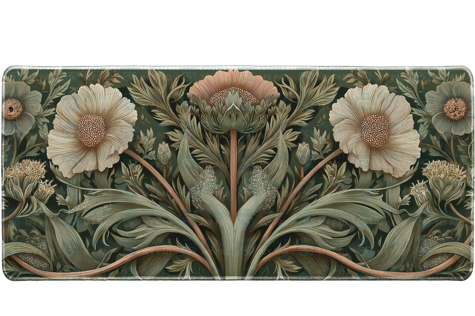 Pattern 36x16in custom mouse pad, stitched edge – PrintMyPad