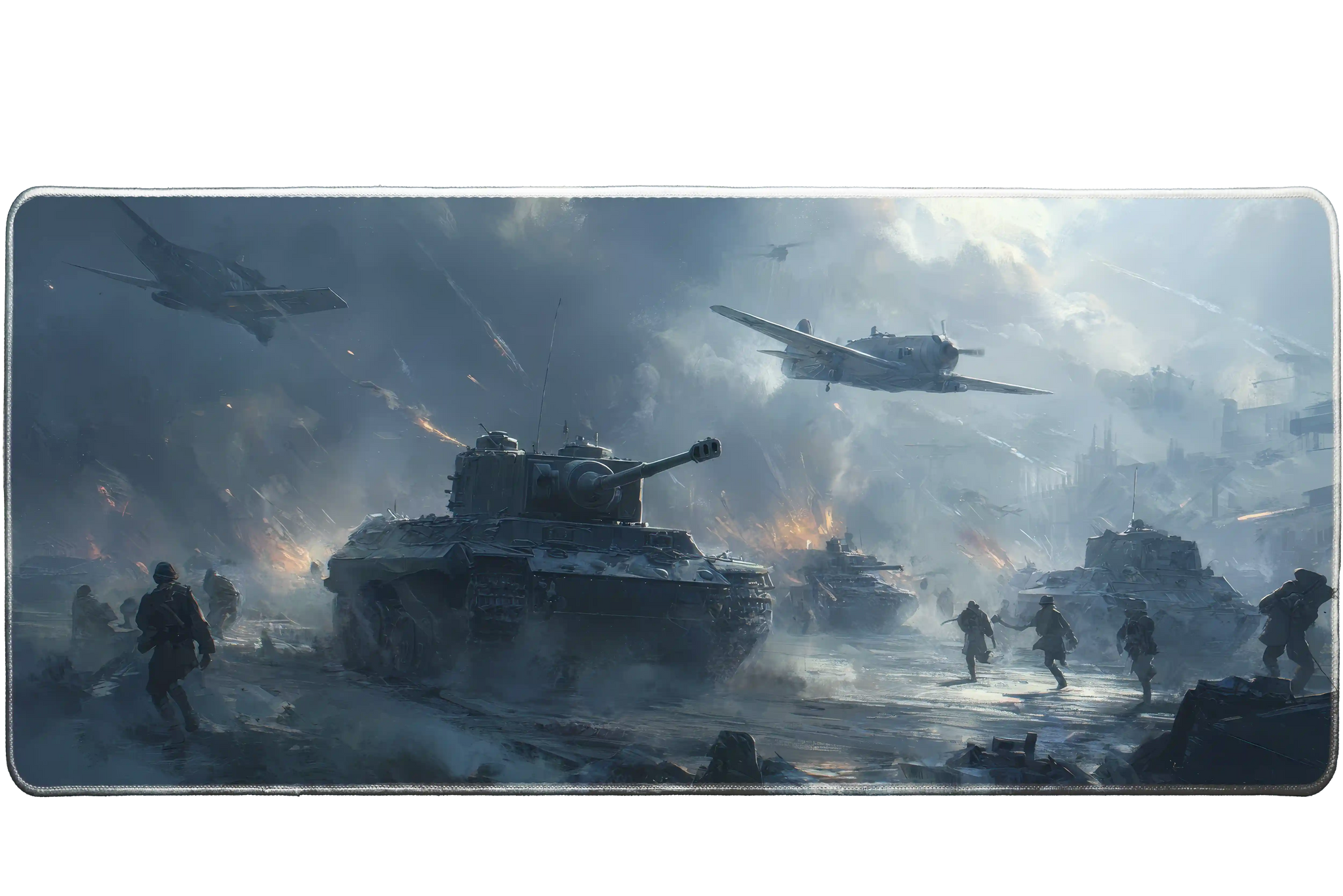 Gaming 90x40cm custom desk mat, stitched edge – PrintMyPad