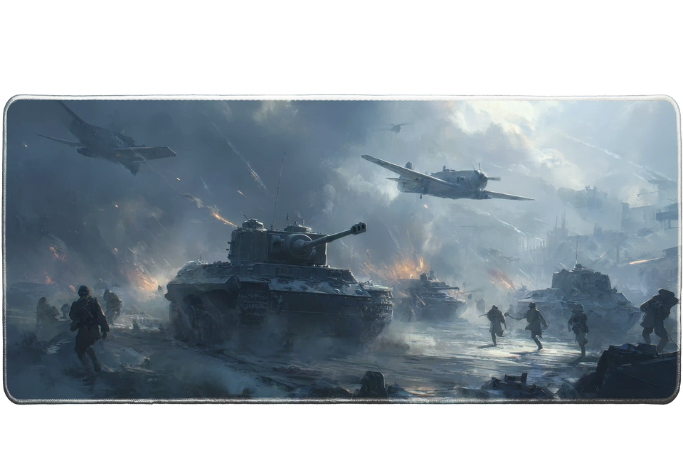 Gaming 90x40cm custom desk mat, stitched edge – PrintMyPad