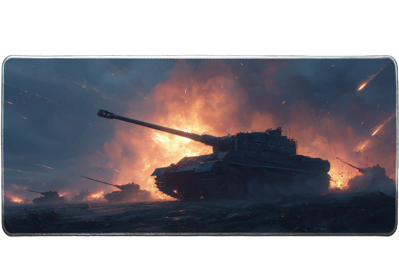 Gaming 90x40cm custom desk mat, non-slip rubber base – Print My Pad