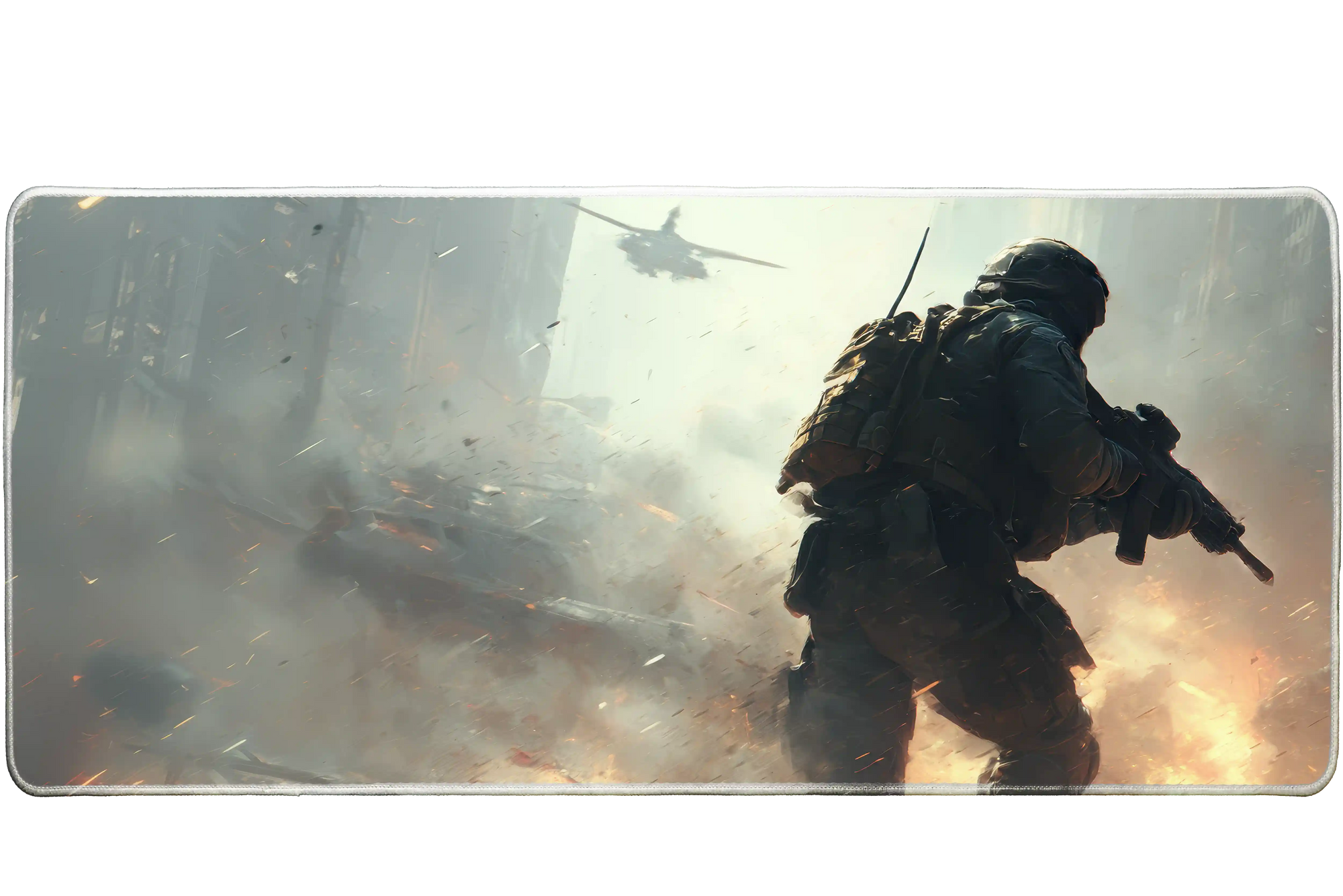 Gaming 36x16in custom desk mat, non-slip rubber – PrintMyPad