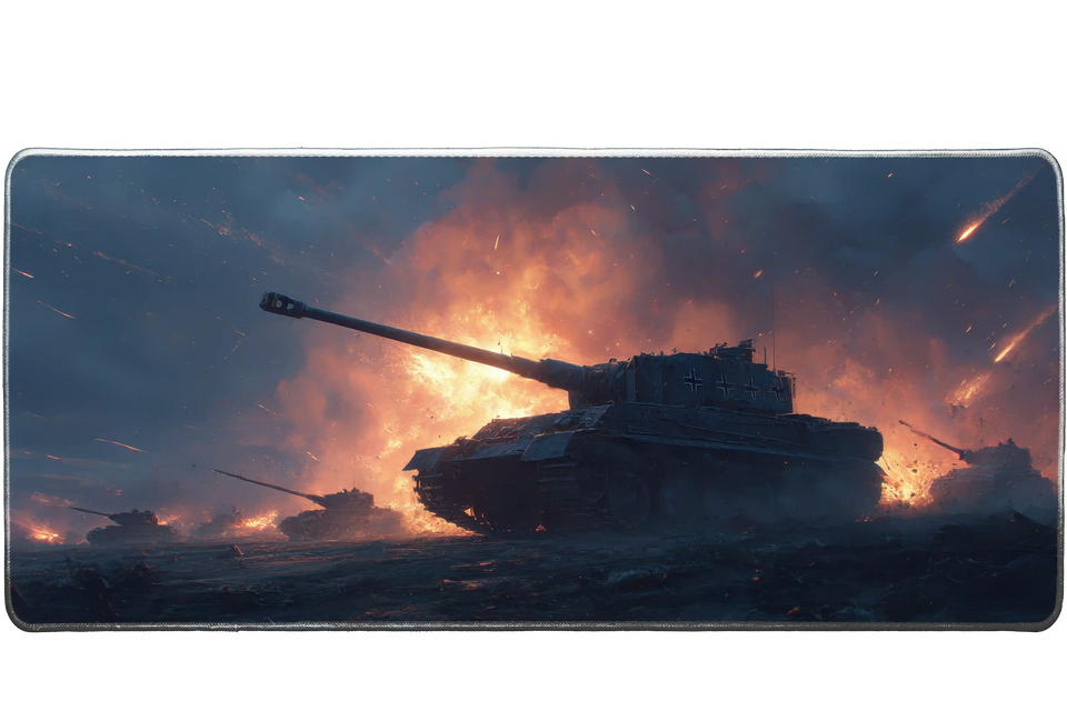 Gaming 900x400mm custom desk mat, non-slip rubber – PrintMyPad