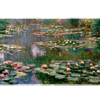 Water Lily Pond Impressionist desk mat artwork in a wide product view
