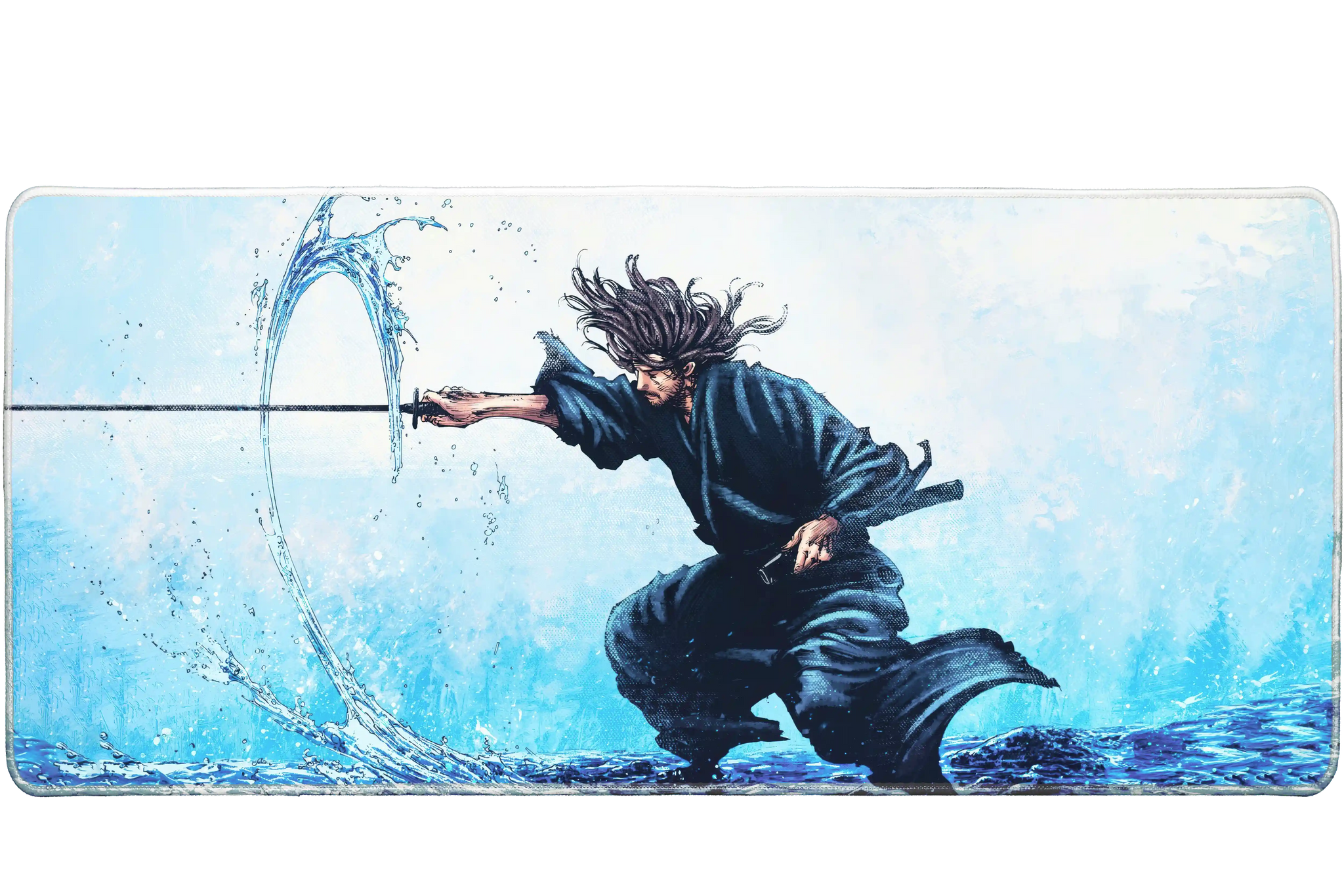 Anime 36x16in custom desk mat, non-slip rubber – Print My Pad