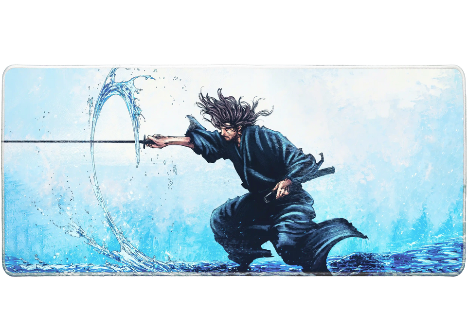 Anime 36x16in custom desk mat, non-slip rubber – Print My Pad