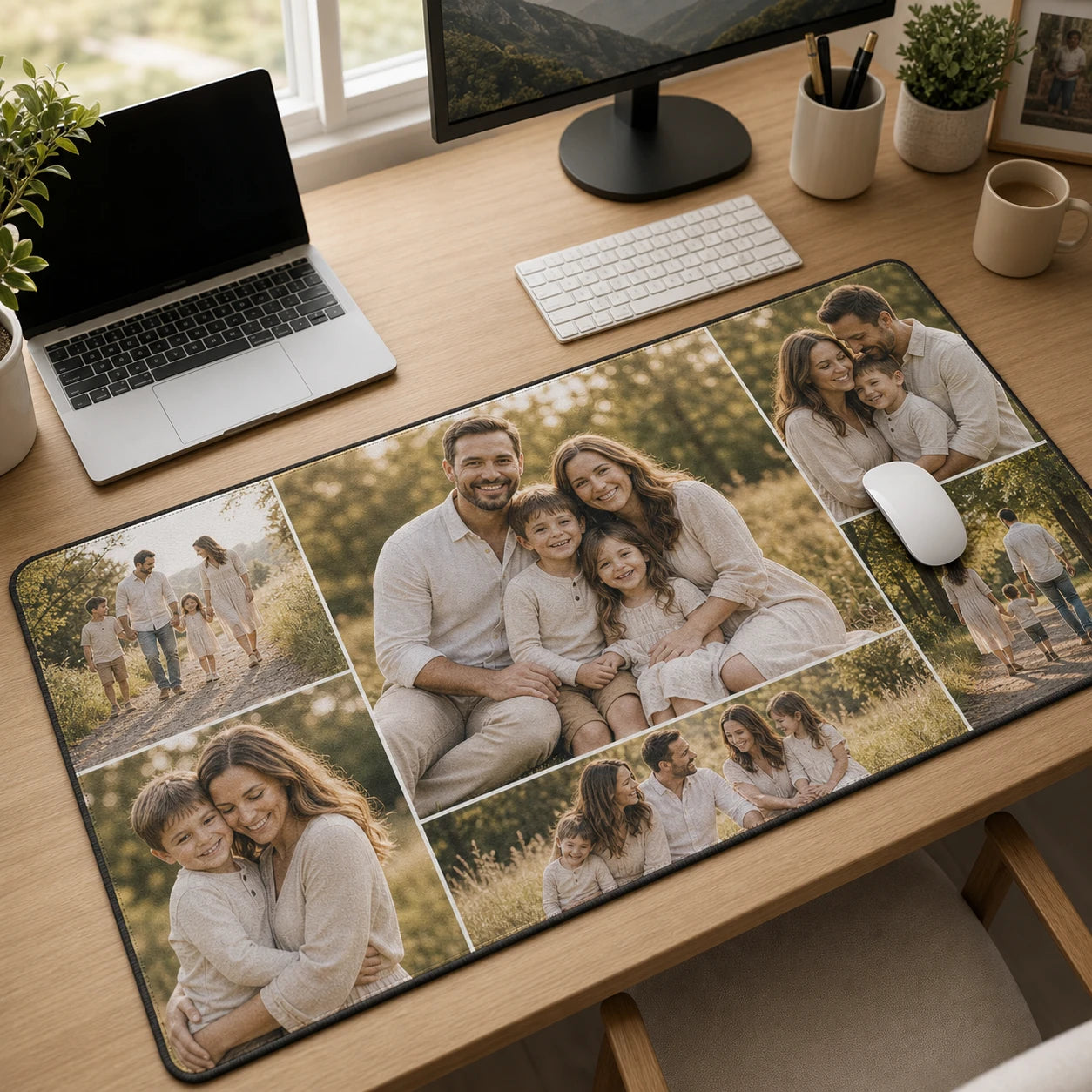 Family photo mat