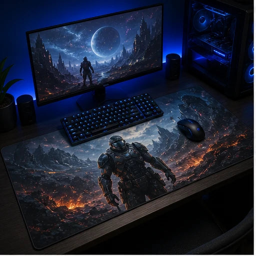 Male gaming setup