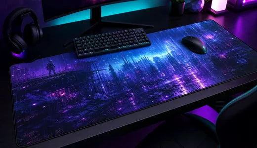 Gaming desk mat collection