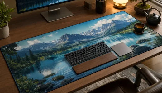 Landscape desk mat collection